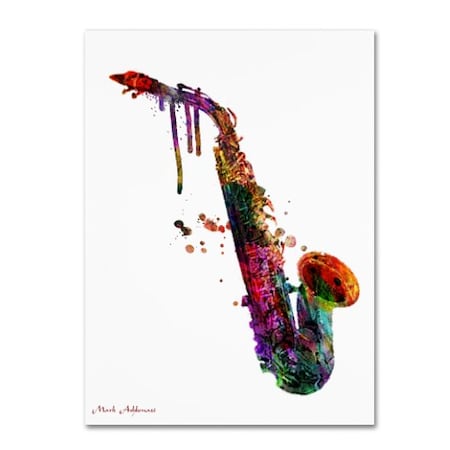 Trademark Fine Art Mark Ashkenazi 'Saxophone II' Canvas Art, 24x32 ALI1021-C2432GG